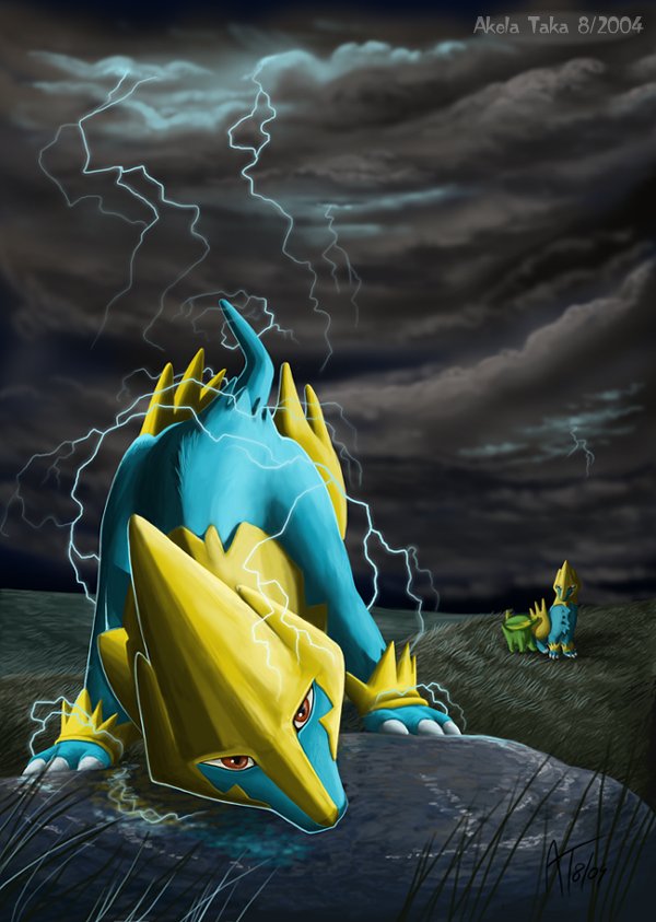 Manectric Making a Storm