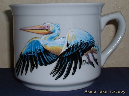 Hrníček s pelikánem