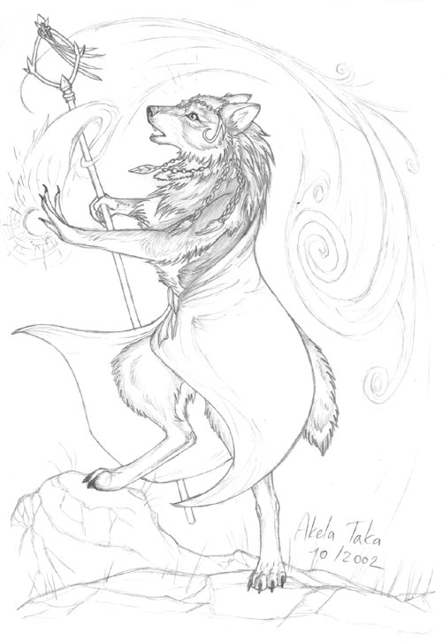 Wolf Magic - Sketch